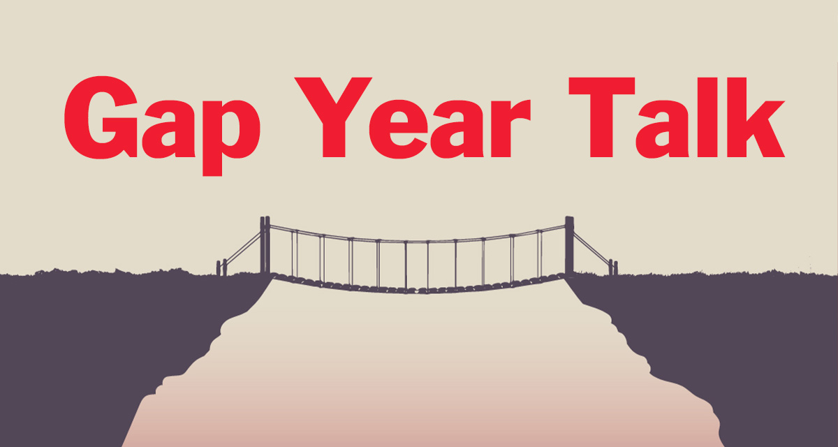 Gap Year Talk and photo of a bridge