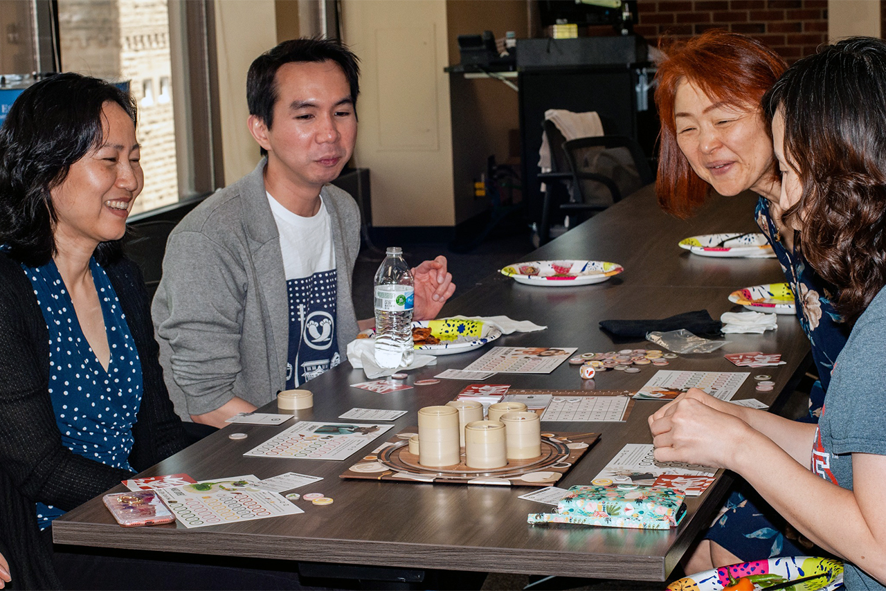 asiaconnect members playing board games