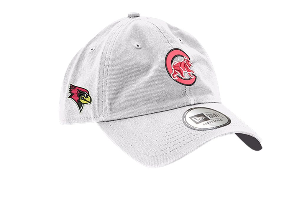 Hat with Redbird and Cubs logos